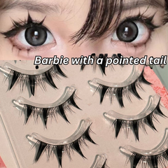 Big Eye Cat, Manga Barbie False Eyelashes -Segmented & Easy-to-Use for Beginners