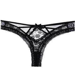 Women's Sexxy Lace Panties Revealing Buttocks T-Pants European and American Seamless Thongs
