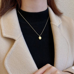 Light Luxury Letter Necklace - Titanium Steel Elegant Clavicle Chain