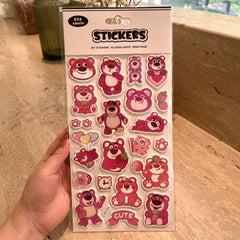 Sanrio 3D Bubble Stickers - Kuromi & My Melody Large Decorative Sticker Set