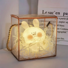Rabbit Night Light – Cute Bedside Lamp for Girls' Rooms & Gifts
