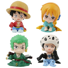One Piece chibi Q-Version Figures - Luffy, Zoro & Nami Collectibles