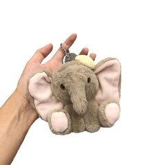 Adorable Big-Eared Elephant Plush Keychain – Cute Cartoon Bag Charm & Gift
