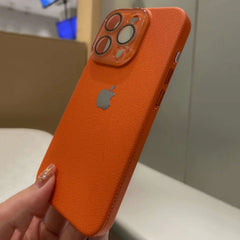 Litchi Leather Texture iPhone Case – Premium & Shockproof