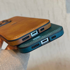 Luxury Vintage Business iPhone Case – Full Cover Shockproof for iPhone