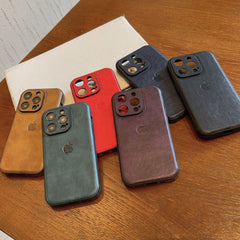 Luxury Vintage Business iPhone Case – Full Cover Shockproof for iPhone