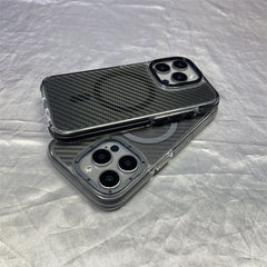 Carbon Fiber Texture iPhone Case – Full Cover Shockproof for iPhone