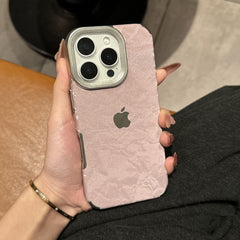 Electroplated Snow Velvet Phone Case – Soft & Stylish Protection