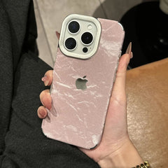 Electroplated Snow Velvet Phone Case – Soft & Stylish Protection