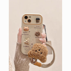 Coffee Bear Silicone Phone Case – Cute & Stylish Protection