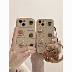 Coffee Bear Silicone Phone Case – Cute & Stylish Protection