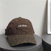 Vintage Leopard Baseball Cap – Stylish & Face-Flattering Design