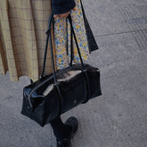 ROSE LIVE Boston Pillow Bag – Trendy Biker-Style Travel & Shoulder Bag