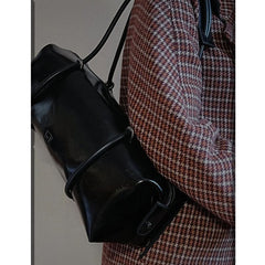 ROSE LIVE Boston Pillow Bag – Trendy Biker-Style Travel & Shoulder Bag