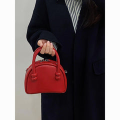 Elegant Mini Boston Bag – Vintage-Inspired Shoulder & Crossbody