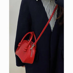 Elegant Mini Boston Bag – Vintage-Inspired Shoulder & Crossbody