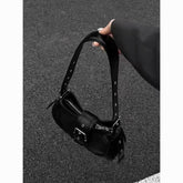 Korean Retro Biker Underarm Bag – Trendy Shoulder & Crossbody