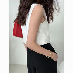 NEVA HU Waistcoat– Stylish Loose-Fit Sleeveless Layer Blazer Vest