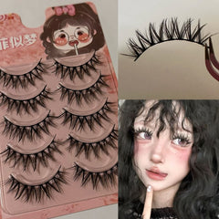 Natural Korean Style Dream Curl One-Piece False Eyelashes