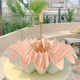 INS Forest Style 16-Rib Large UV Protection Sun & Rain Umbrella – Foldable Women’s Parasol