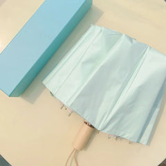 INS Forest Style 16-Rib Large UV Protection Sun & Rain Umbrella – Foldable Women’s Parasol