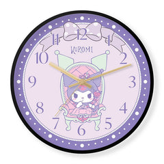 Sanrio Kuromi Cute Cool Silent Quartz Wall Clock