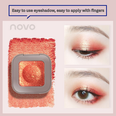 NOVO keyboard fingertip cool eye shadow matte high flash mashed potato texture eye shadow palette
