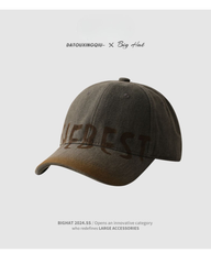 Large Head Friendly Vintage Washed Baseball Cap for Women