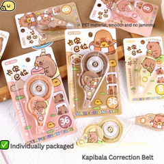 Capybara correction tape cartoon guinea pig high value correction tape student use large capacity stationery correction tape