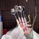 Pearl Stainless Steel Spoons – Set of 2 Stylish Western Soup Spoons