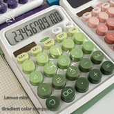 Gradient desktop office solar cell dual-purpose dopamine calculator