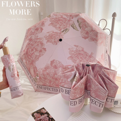 French Style Sun & Rain Umbrella - Durable Automatic Folding UV Protection