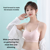 Cloud-Feel Seamless Sports Bra – Thin One-Piece Fixed Cup Wireless Bra for Small Chest Women