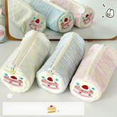 Cute Strawberry Cake Puppy Pencil Case – Large Capacity Cartoon Stationery Bag