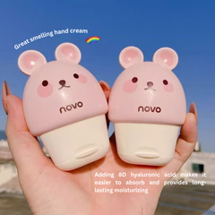 NOVO Bear Fragrance Hand Cream – Moisturizing, Hydrating, Non-Greasy, Anti-Dryness for Men and Women