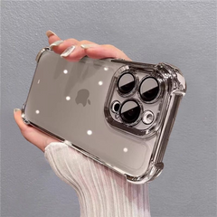 Luxury Shockproof Clear iPhone Case – Full Cover for iPhone