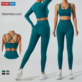 Seamless Strappy Support Yoga Set