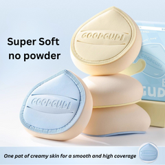 Gudi Marshmallow Cushion Puff – Non-Absorbent Foundation Sponge for Wet & Dry Use