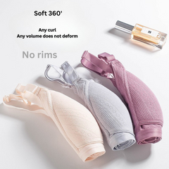 Large Size Nursing Bra – Breathable, Seamless, Front Buckle Feeding Bra with Anti-Sagging Support