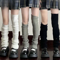 Lolita Knit Over-the-Knee Socks | Slimming & Versatile Mid-Length Japanese JK Calf Covers for Women
