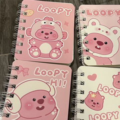 Aesthetic Beaver A7 Spiral Notebook - Cute Pocket Journal for Students