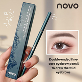 NOVO Precision Triangle Eyebrow Pencil – Waterproof & Long-Lasting Dual-Head Brow Definer