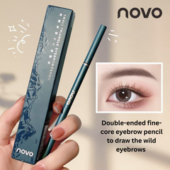 NOVO Precision Triangle Eyebrow Pencil – Waterproof & Long-Lasting Dual-Head Brow Definer