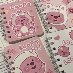 Aesthetic Beaver A7 Spiral Notebook - Cute Pocket Journal for Students