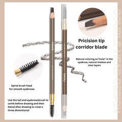 NOVO Ultra-Fine Dual-Ended Waterproof Eyebrow Pencil – 2 Pack
