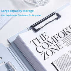 TruColor Stand-Up A4 Clipboard - Student Writing Pad, Exam Board, Office Document Holder