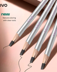Waterproof Hard Tip Eyebrow Pencil for Natural Hair-Like Brows