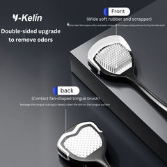 Men’s Tongue Cleaner & Scraper – Effective Tongue Coating Removal, Oral Care Gel Brush
