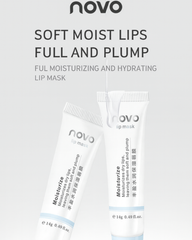 NOVO - Moisturizing Lip Serum & Overnight Lip Mask Hydrating Nourishing Lip Oil Balm