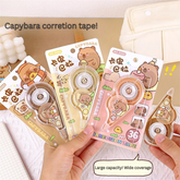 Capybara correction tape cartoon guinea pig high value correction tape student use large capacity stationery correction tape